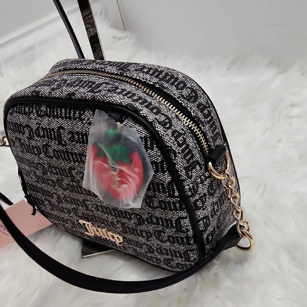 🖤▪️Juicy Couture ▪️Freshly Picked  Black Camera Crossbody Bag + Wallet Set